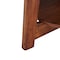 Alaterre Furniture Monterey 48"L Oval Mid-Century Modern Wood Coffee Table, Warm Chestnut ANMT1170 - alternate 6